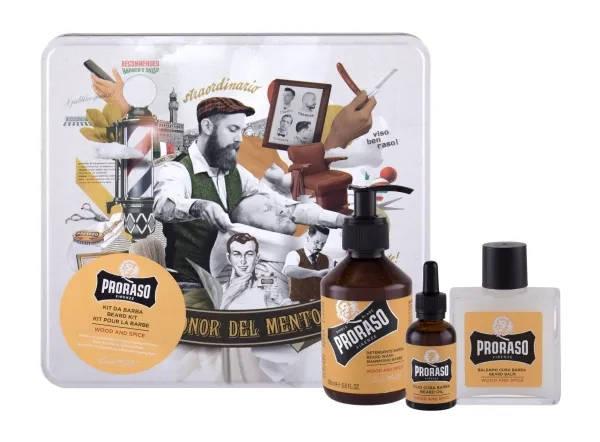 Proraso Wood and Spice The Kit For The Perfect Beard Care