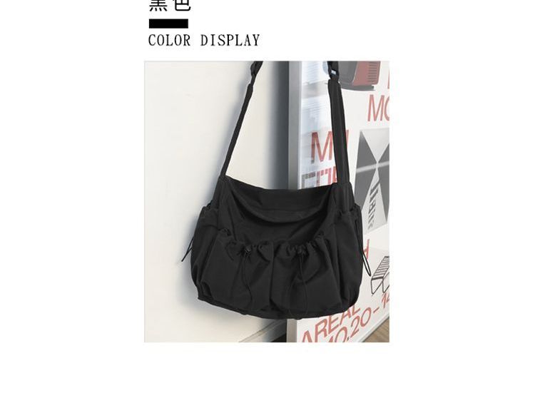 SUNMAN - Effen crossbodytas met meerdere secties