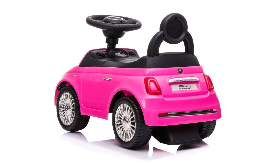 Fiat 500 gåbil pink med musik