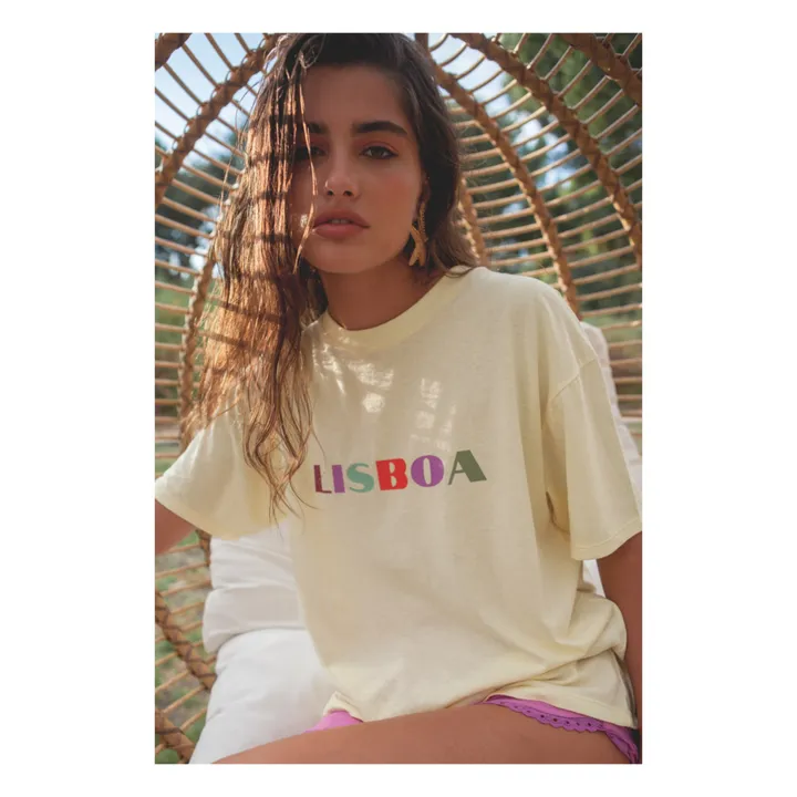 Marlot Paris T-Shirt Coton Bio Jil - Collection Femme | Jaune pâle