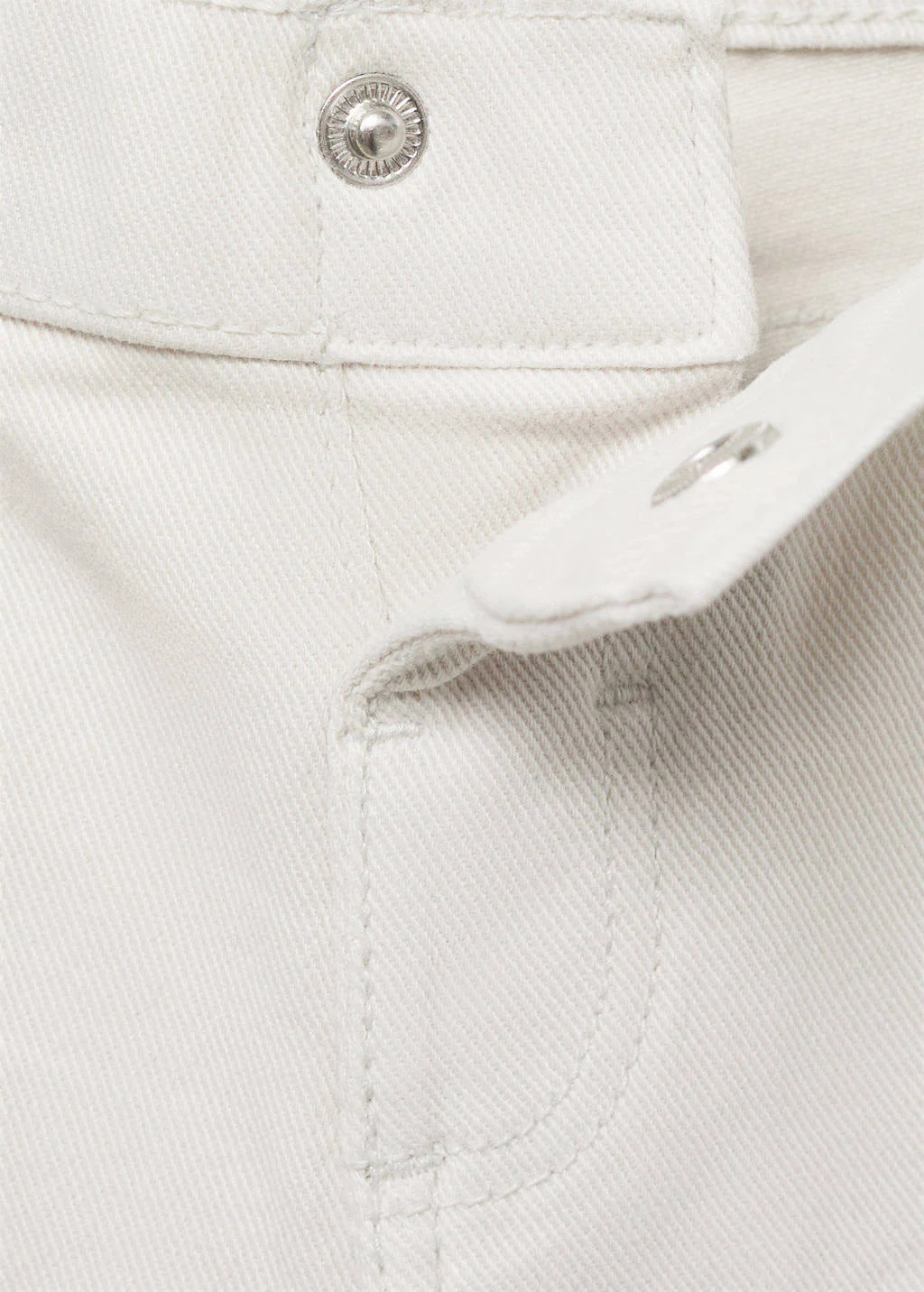 Mango Kids regular casual broek wit