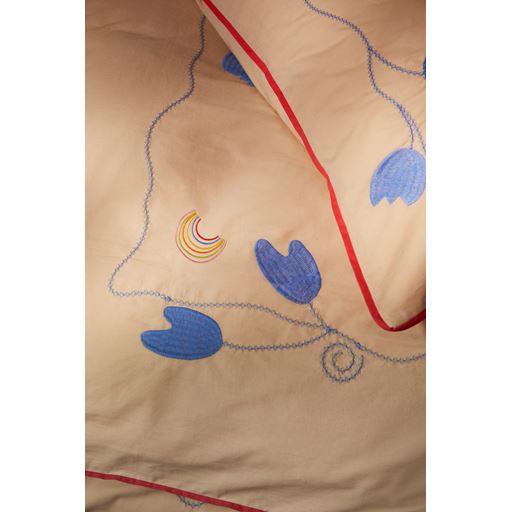Juna X KimPop Lollipop Sengetøj, Sand, 140x200 cm