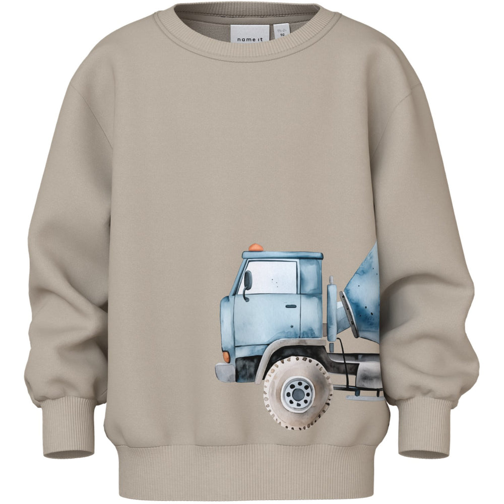 Køb Name It Island Fossil Nmmnarina Ls Nreg Sweat Bru Box