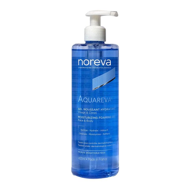 Aquareva gel moussant peau déshydratée 400ml