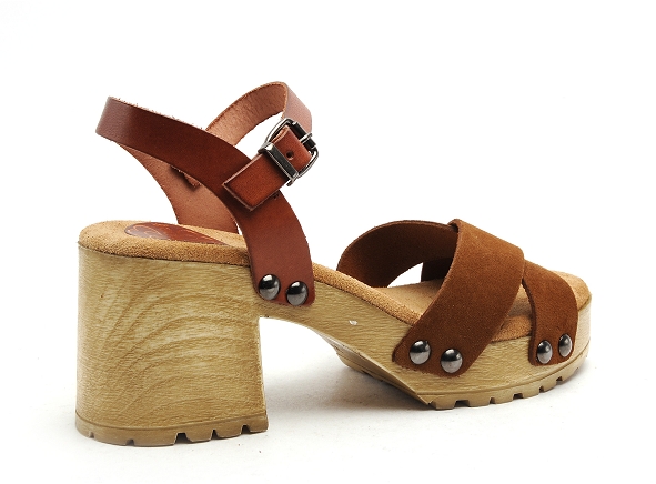 Porronet nu pieds talons femme fi2881 marron