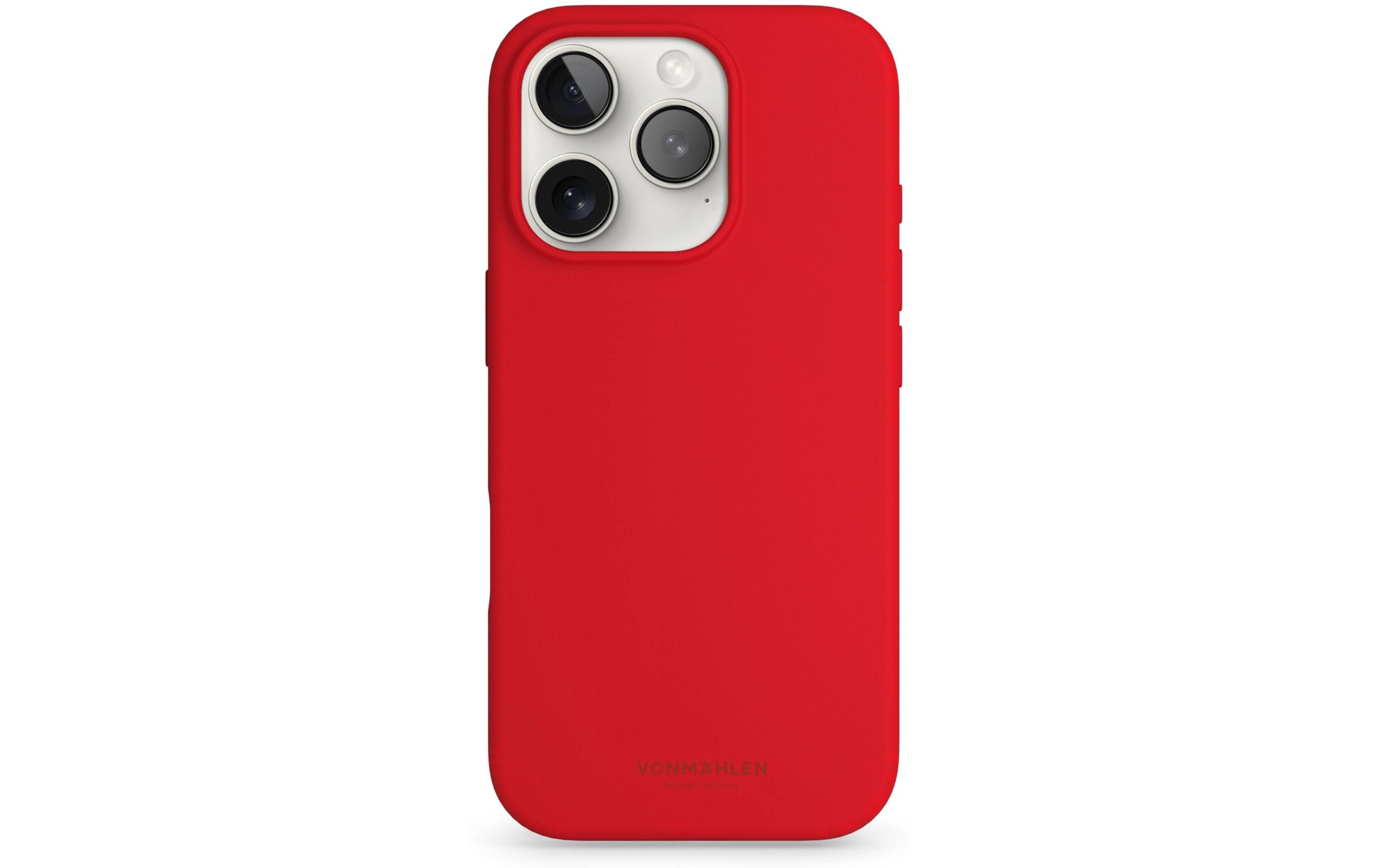 Back Cover Soft Silicone iPhone 16 Pro FirecrackerSilicone Backcover für das Apple iPhone 16 Pro