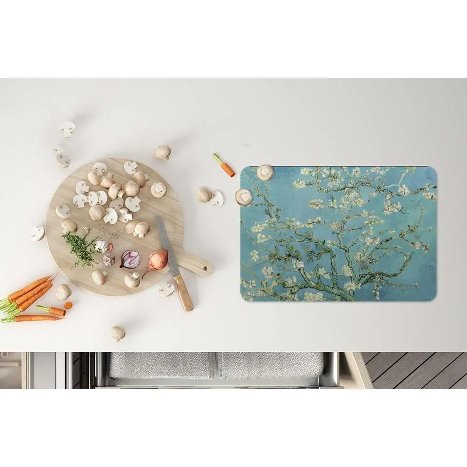 MuchoWow Placemat (6stuks) 45x30cm Amandelbloesem Van Gogh