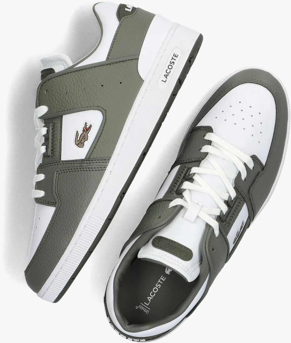 LACOSTE witte lacoste lage sneakers court cage