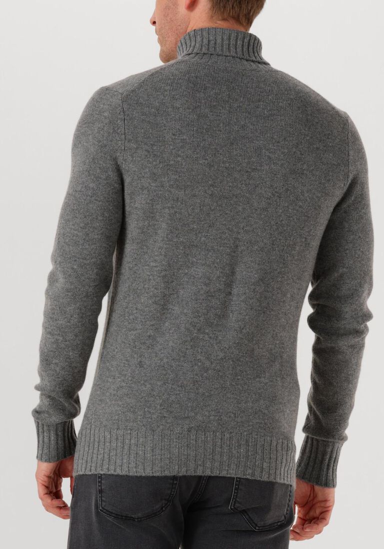 grijze leurink knit coltrui trani col