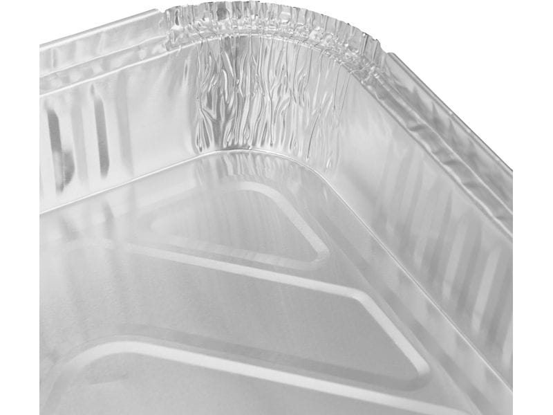 relaxdays Grillschale 50 Stück Fettauffangschalen aus Aluminium