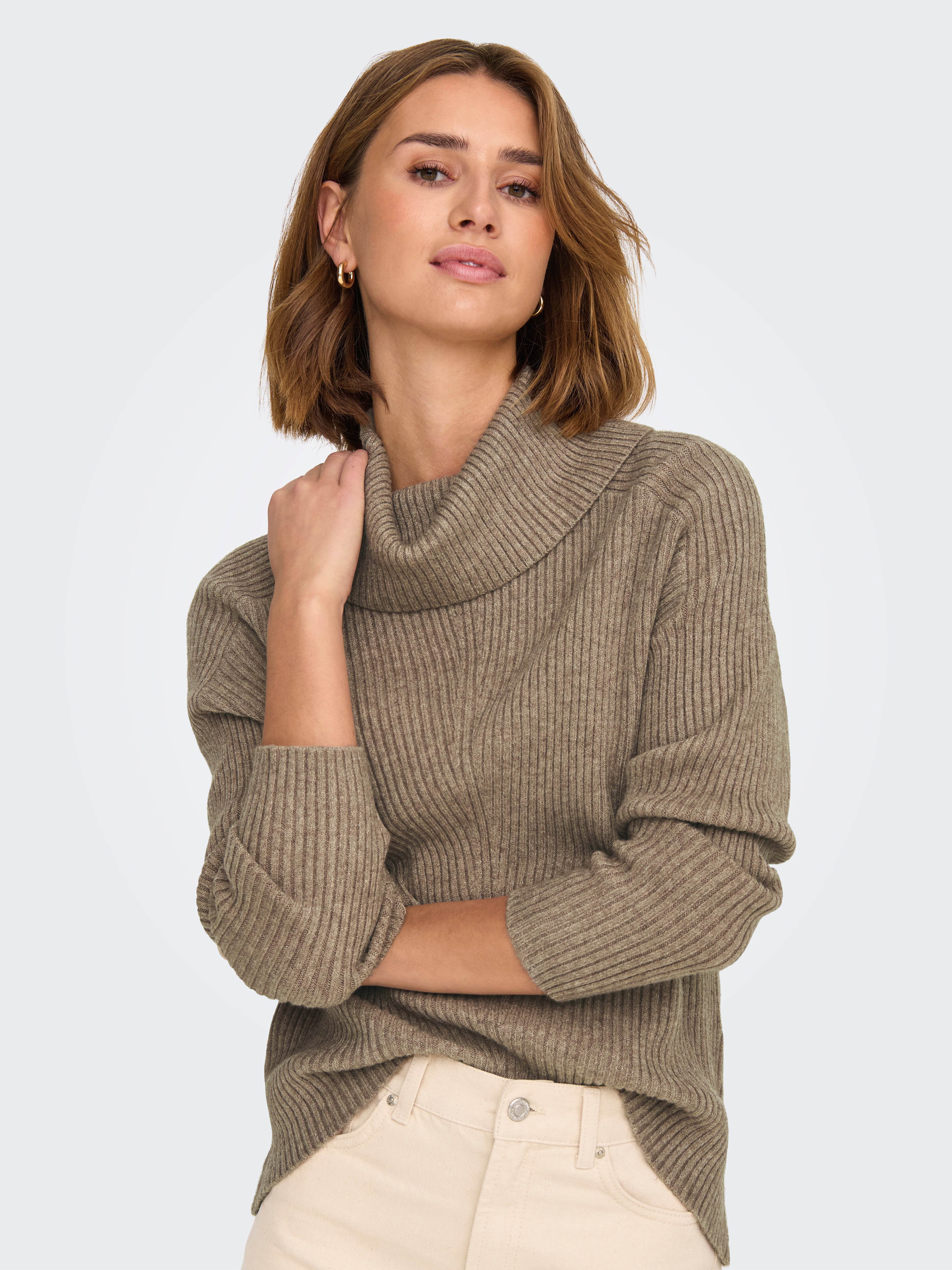 ONLKATIA Strickpullover Malt Ball