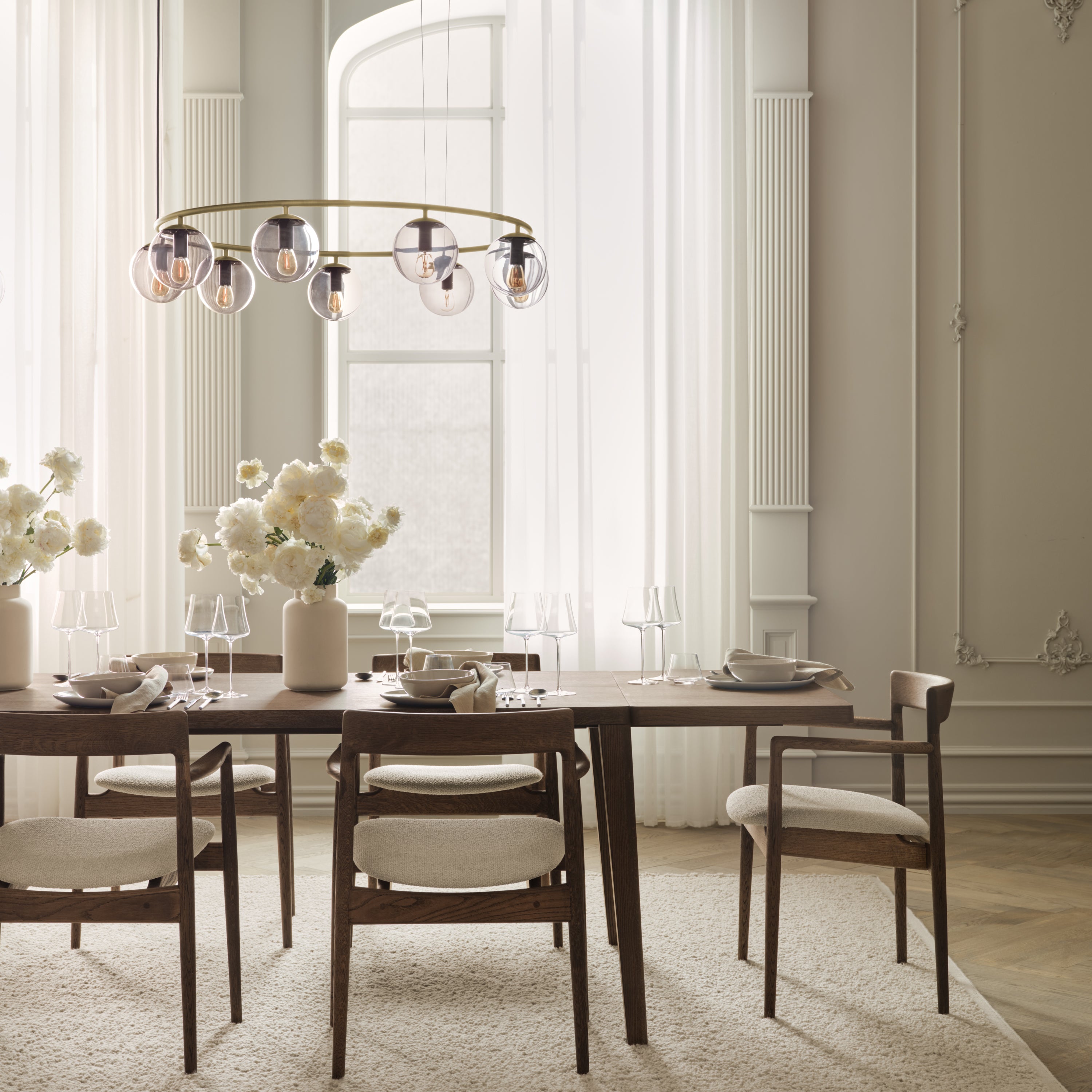 Bolia Graceful Eettafel - B 200 cm - Donker Geolied Eiken