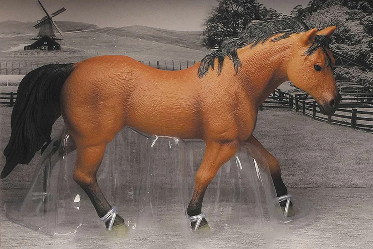 Hest Figur Hvid - Model Series - Animal Universe - 22X10X14,5 CM