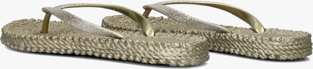 ILSE JACOBSEN gouden ilse jacobsen teenslippers cheerful01