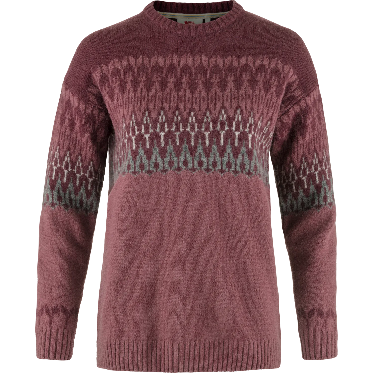 Fjällräven Övik Path Knit W Mesa Purple-Dark Garnet