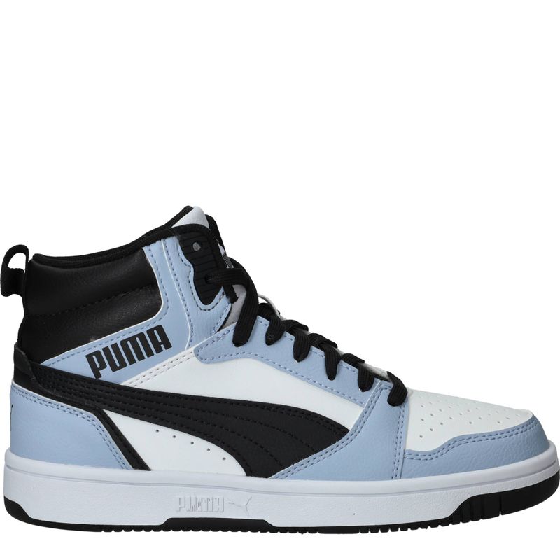 Puma Rebound V6 Mid Sneakers Blauw Jongens