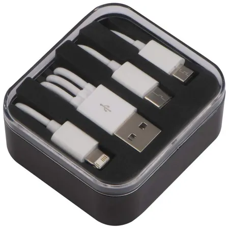 Macma USB-Ladekabel 3 in 1 / USB Micro USB Adapter und Ladekabel für Android und iOS