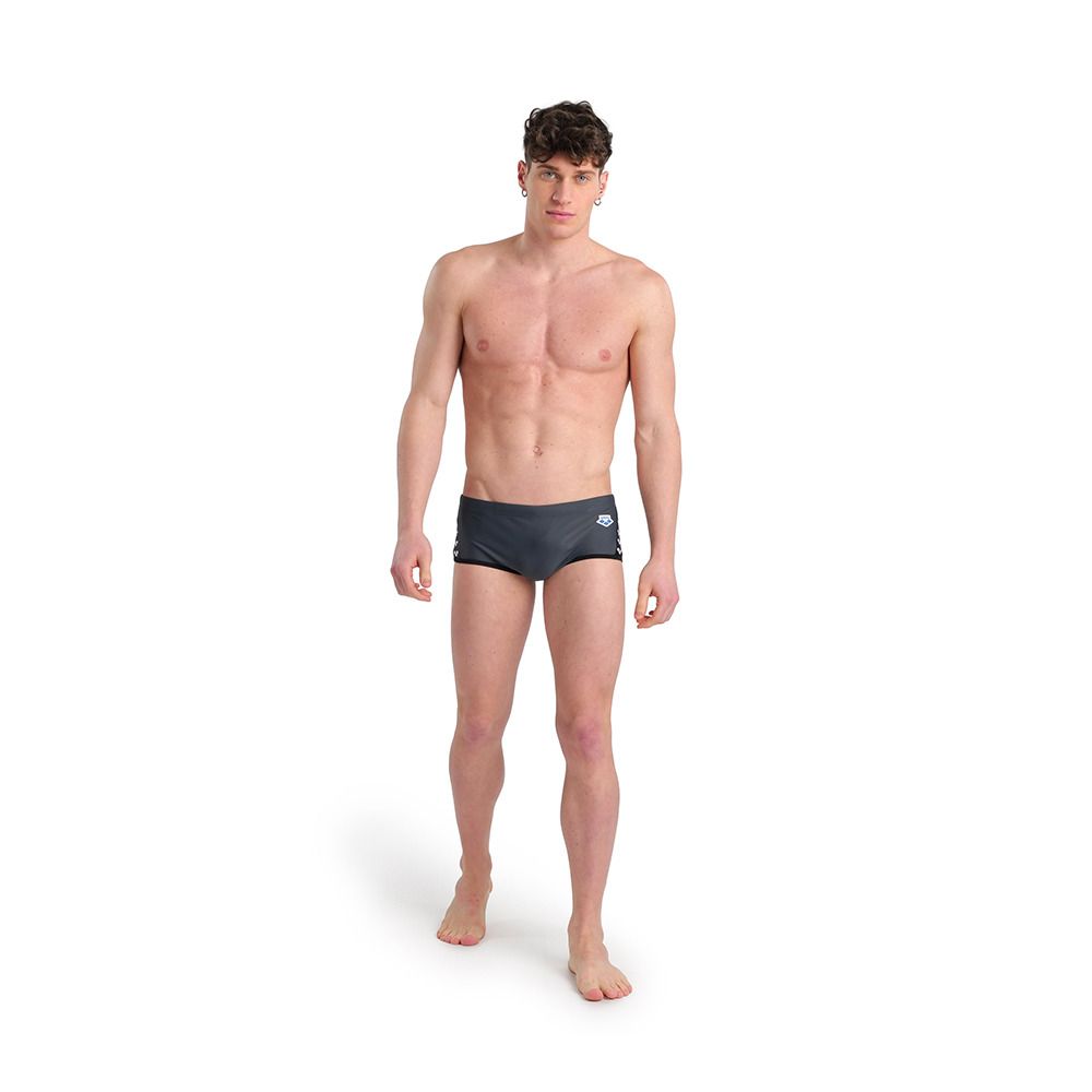 Arena ICONS - Boxer de bain Homme asphalt/black