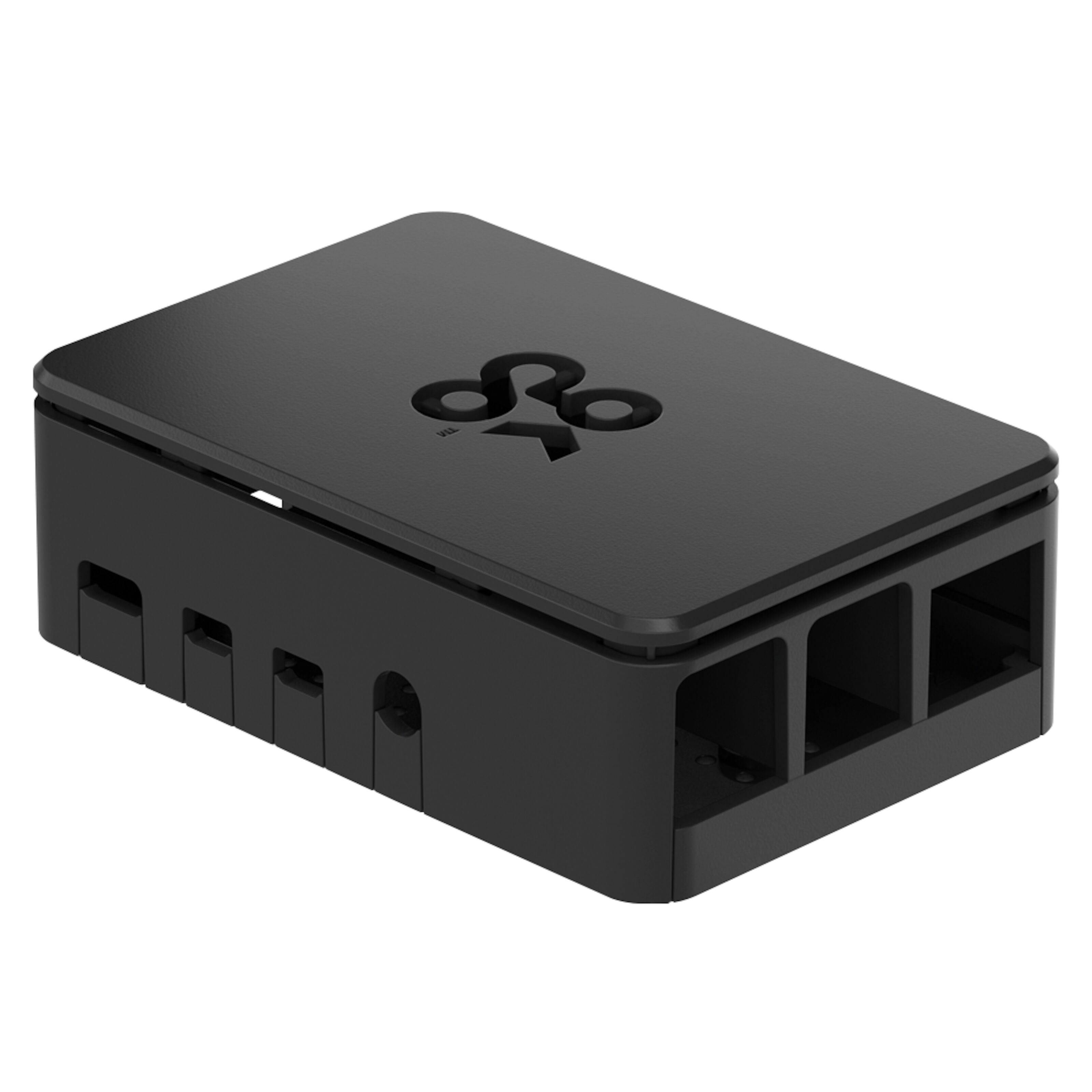 Kabinett for Raspberry Pi 4 Model B Svart