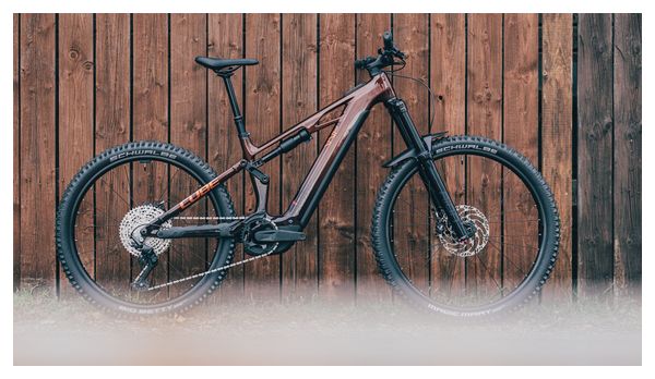 VTT Électrique Tout-Suspendu Cube Stereo Hybrid One77 HPC Race 800 Shimano Deore 12V 800 Wh 29''/27.5'' Orange Liquid 2025