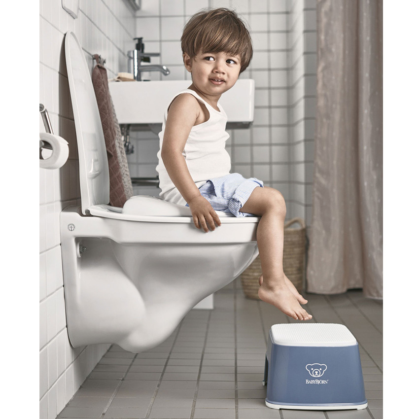 Marchepied - Bleu profond/Blanc