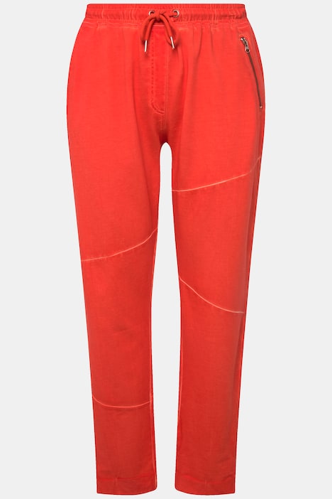 Jogginghose, cold dyed Sweat, Ziernähte, Elastikbund