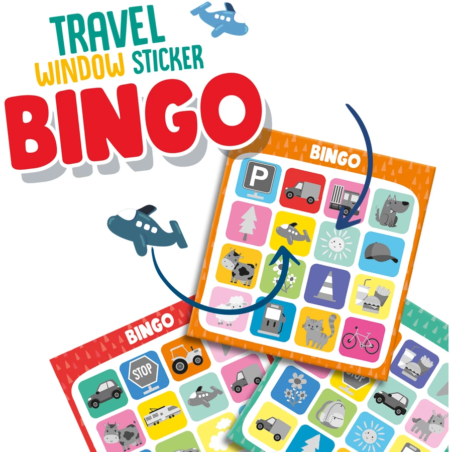 SES Creative® Reise-Fenstersticker-Bingo