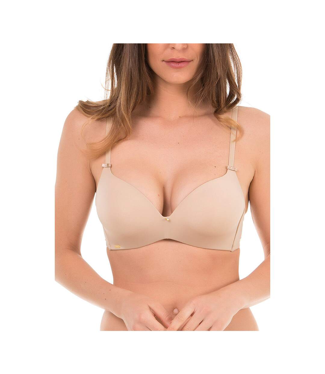 Soutien-gorge préformé multipositions sans armatures Etna Selmark peau
