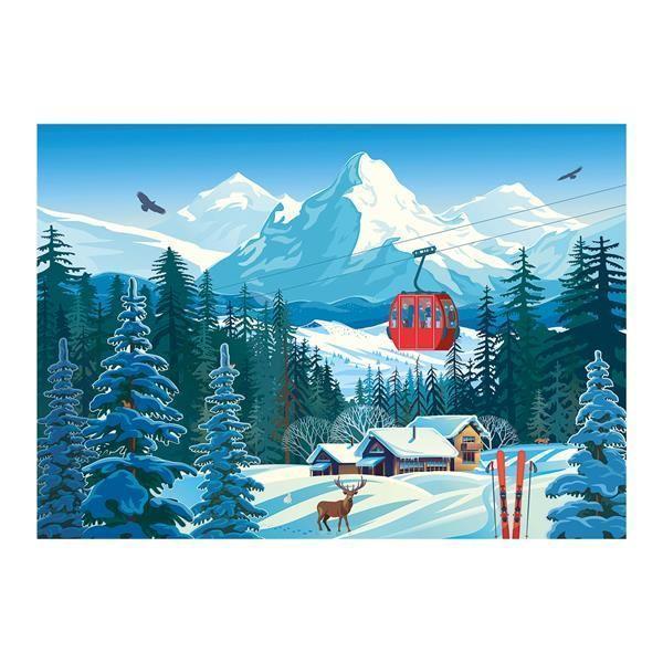 Calypto Winterlandschaft 1000 Teile Puzzle