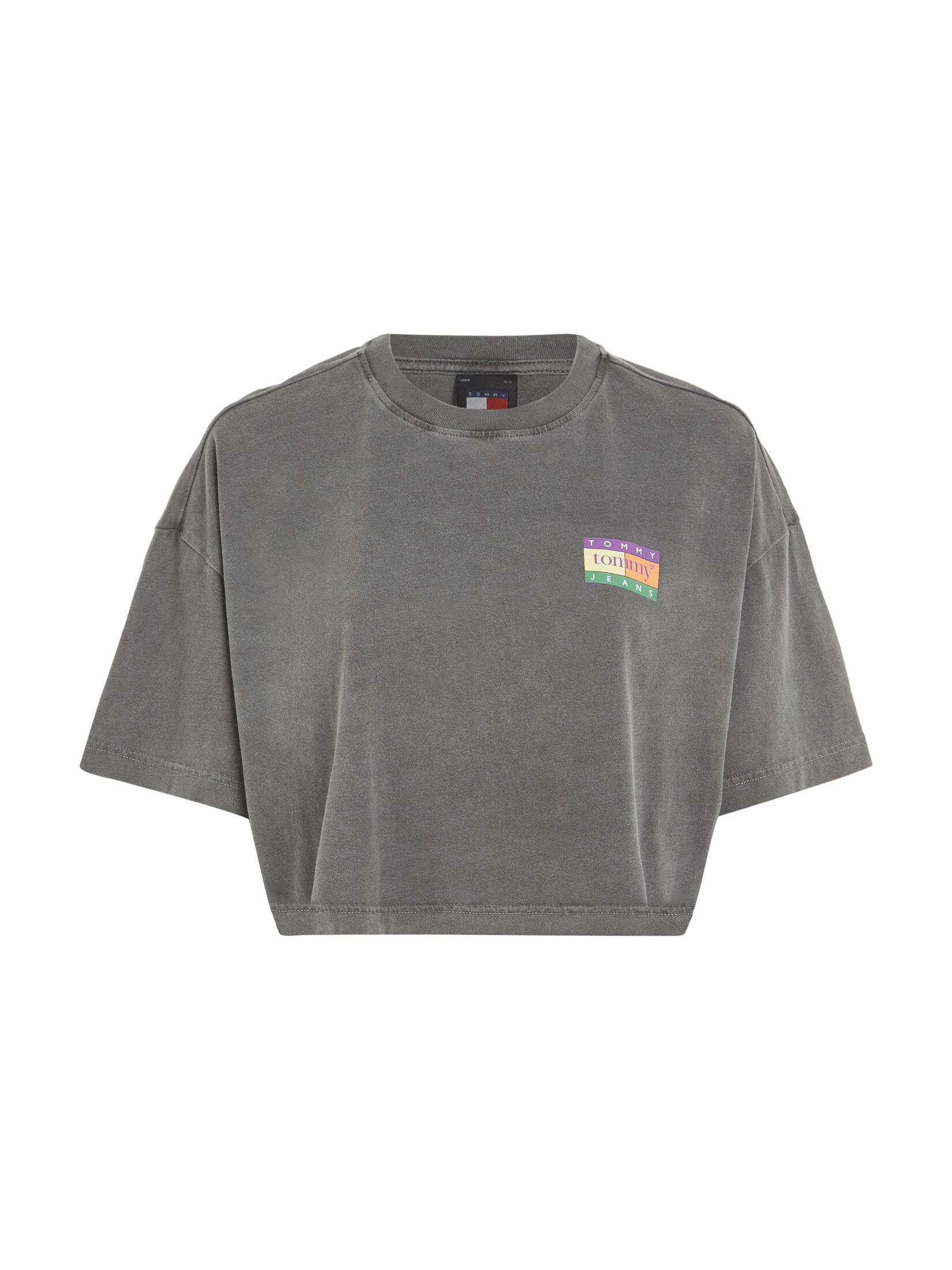 Tommy Jeans| Damen T-Shirt SUMMER FLAG Cropped Fit