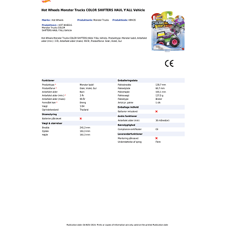 Hot Wheels monster trucks – flere varianter – assorteret
