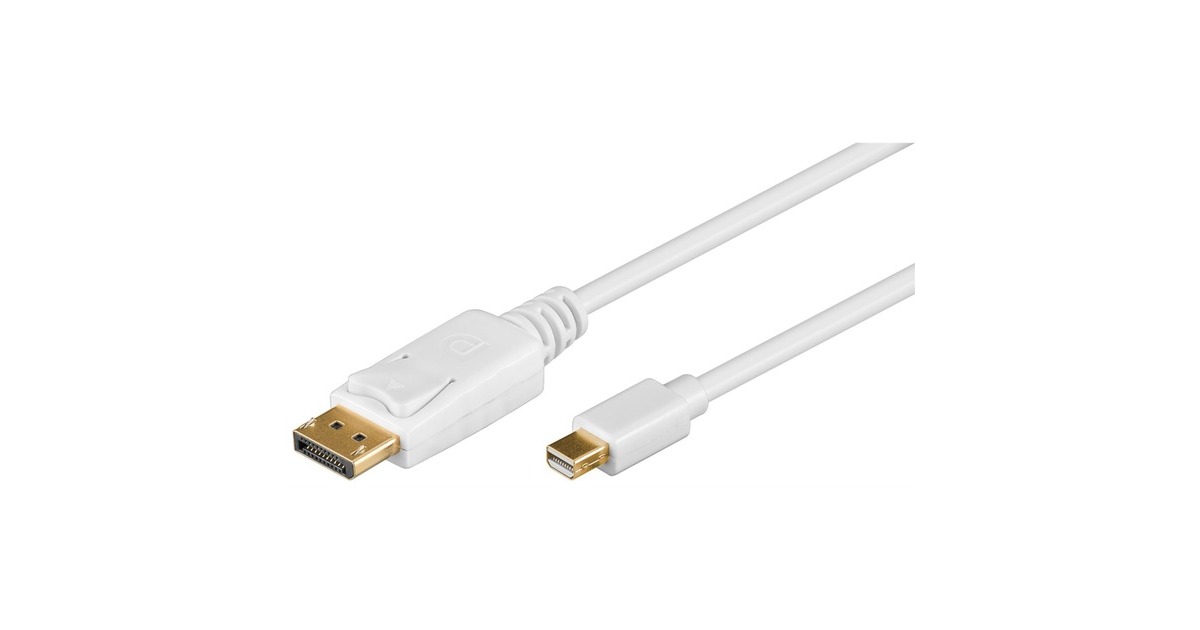 goobayAdapterkabel Mini-DisplayPort > DisplayPort  (Wit, 2 meter)
