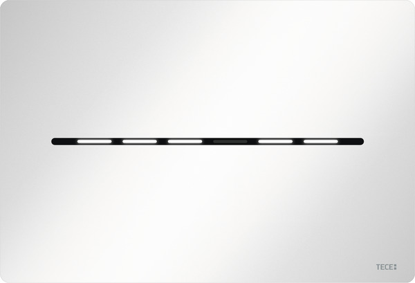 TECE Solid elektronische drukplaat batterij 6V glans wit