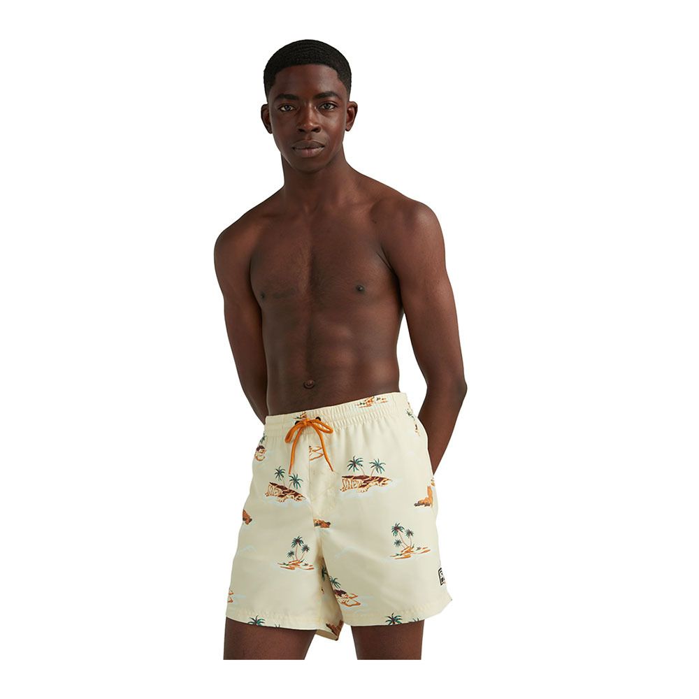 O'Neill CALI PRINT 15'' - Short de bain Homme beige lost island