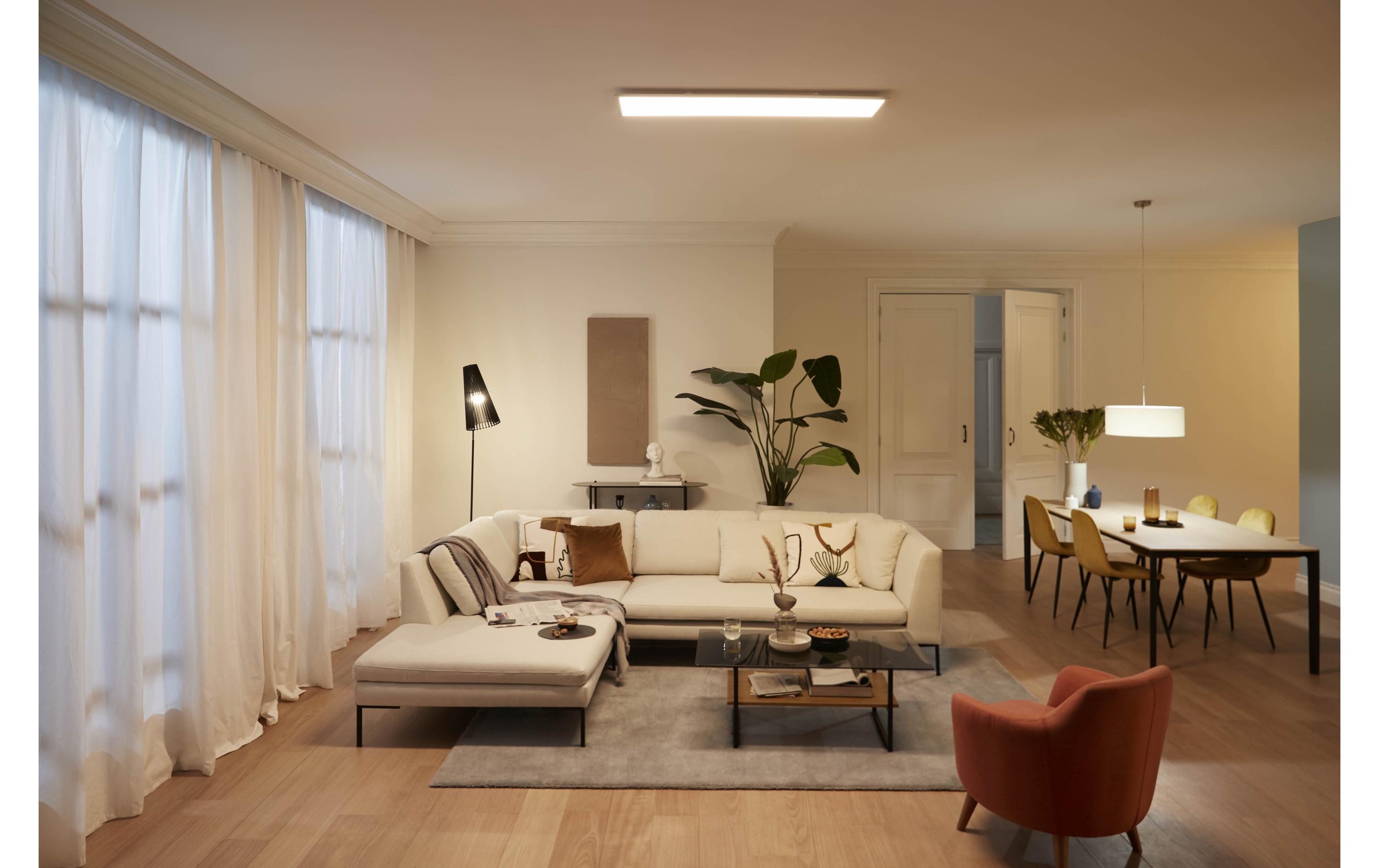 Deckenleuchte Touch SceneSwitch 36 W, 2700 K, WeissRechteckige LED-Leuchte mit Lichtanpassung