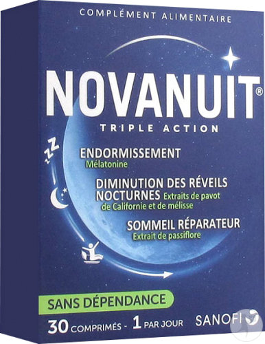 Novanuit Triple Action Sommeil 30 Comprimés