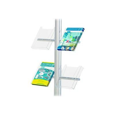 Promocome - 8 Bacs inclinés pour porte-brochures A4 PBINC