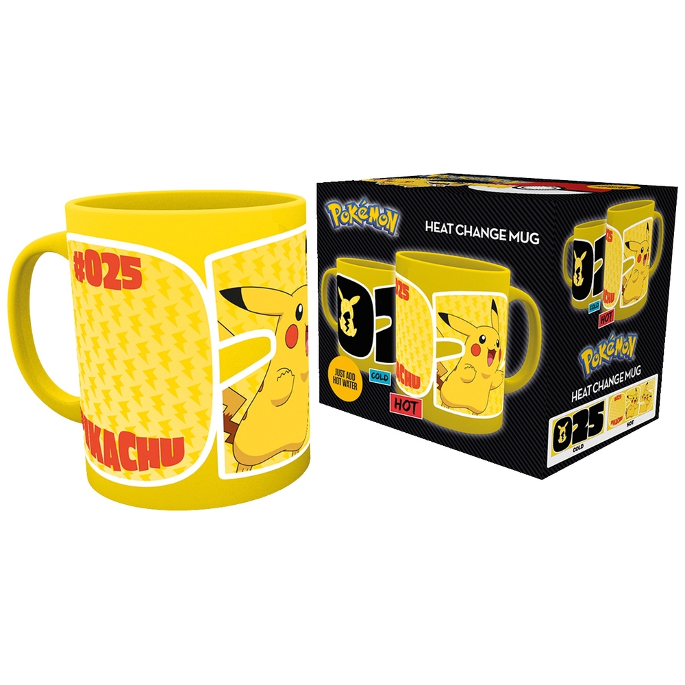 Pokémon Pikachu 25. Jubiläumsbecher mit Temperaturwechsel