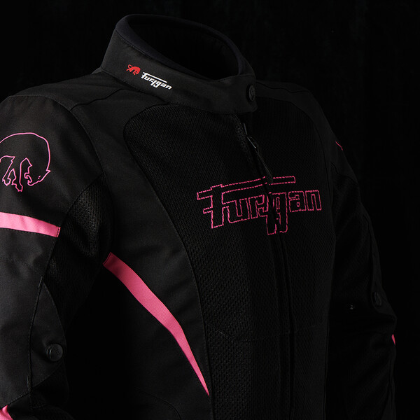 Furygan - Blouson femme Delia 3 en 1 Noir / Rose