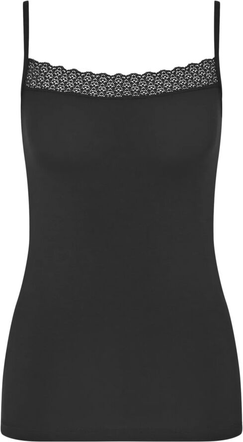 Triumph Feel of Modal Spaghetti Top Black