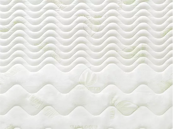 Surmatelas 180 x 200 cm mémoire de forme coutil aloe vera ép.5cm - ANTASSE de NATUREA