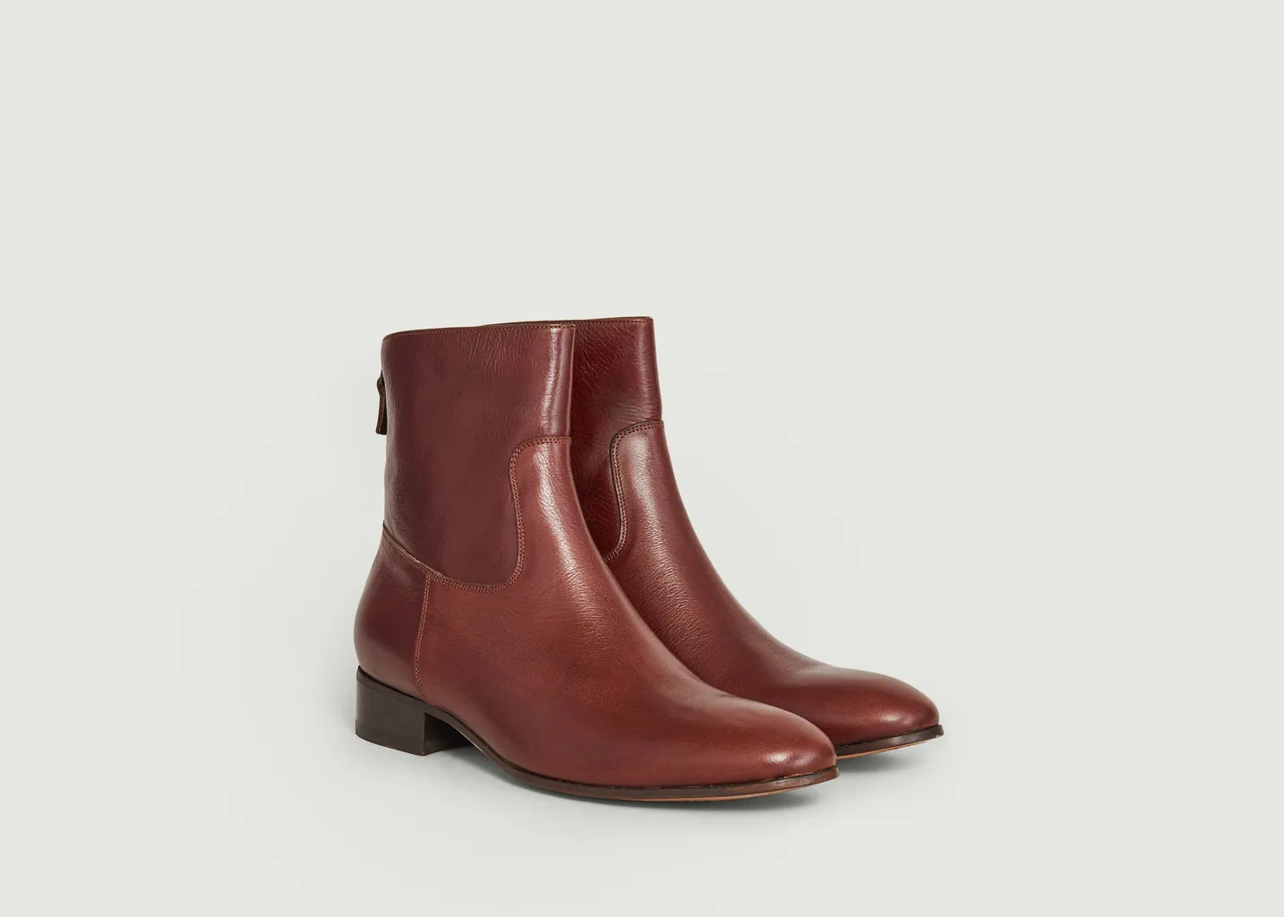 Bottines plates en cuir L'Exception x Anthology L'Exception Paris