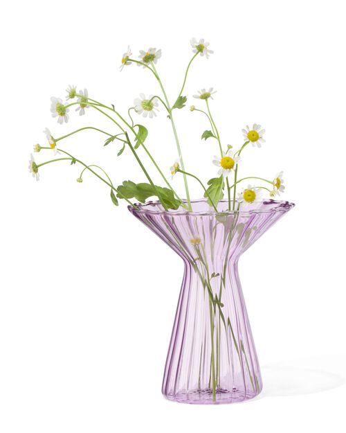 vase XS collier de verre lilas