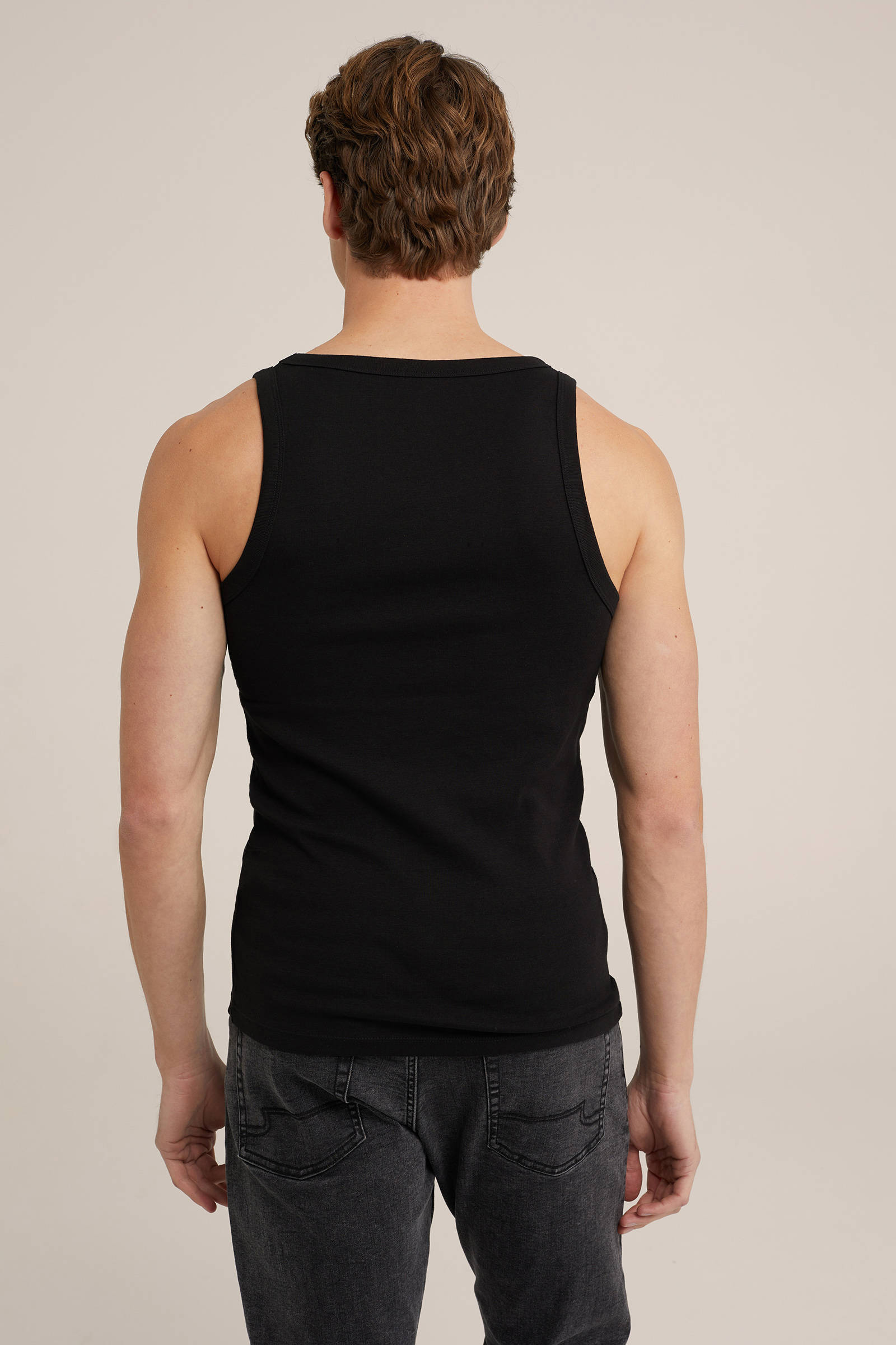 WE Fashion hemd zwart