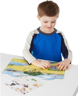 Melissa & Doug Klistremerkebok Safari 42 Stk