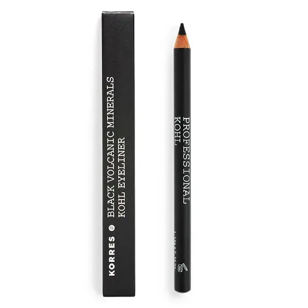 Lápis de olho Korres Volcanic Minerals, preto, 1,4 ml