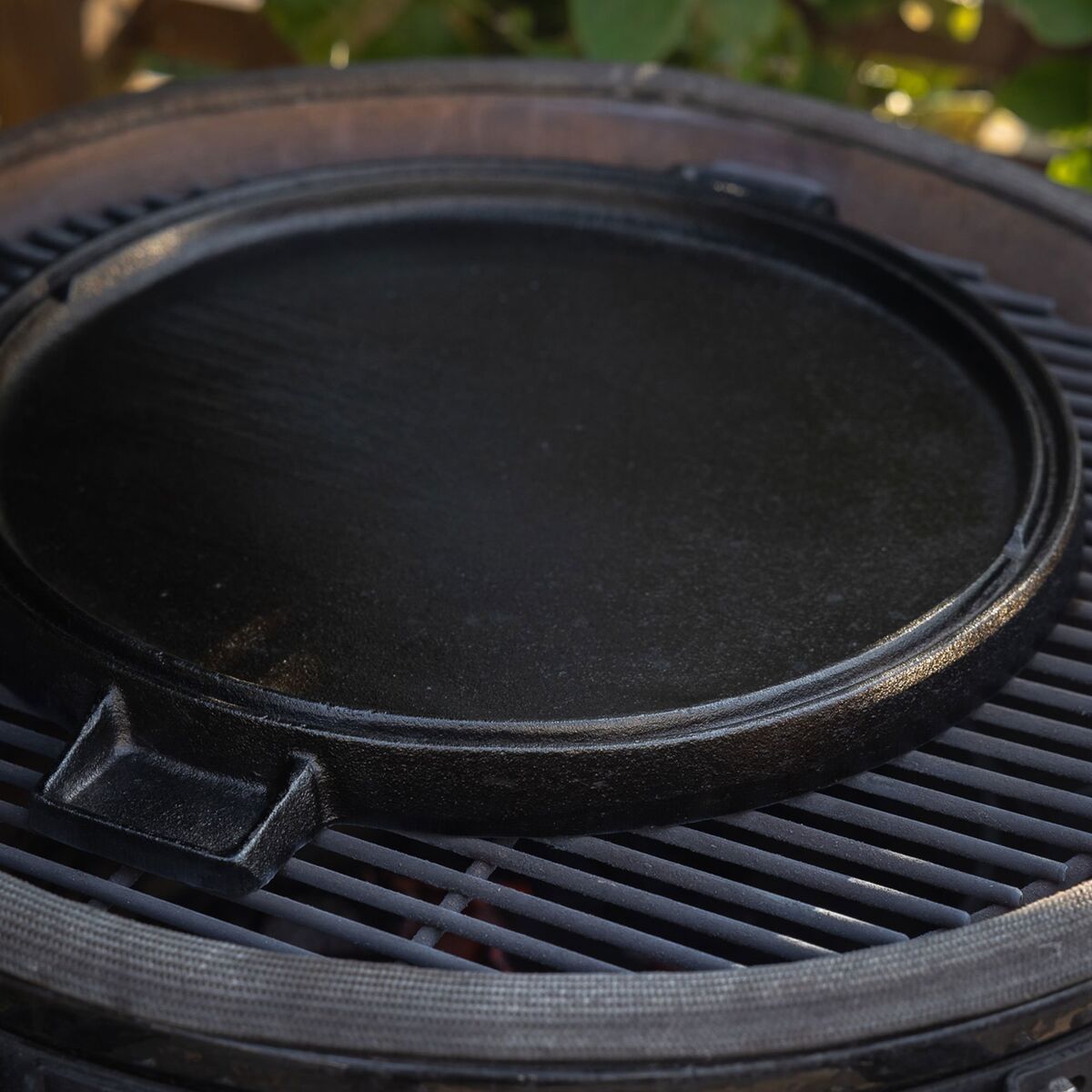 Støpejernsgrill og Stekeplate Rund 36 cm
