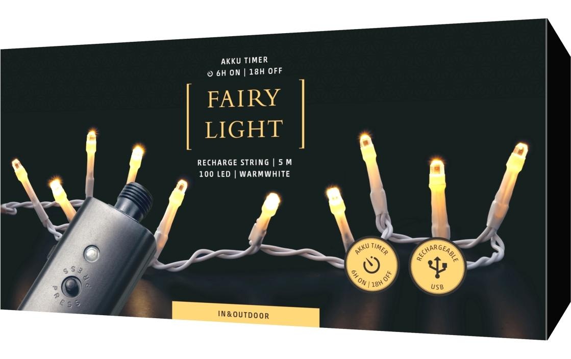 STT LED-Lichterkette »Recharge« 100 Stk.-flammig