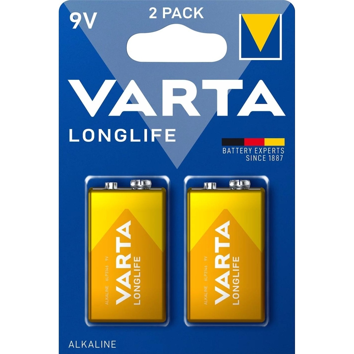 Varta Longlife 9V 2-pk (B)