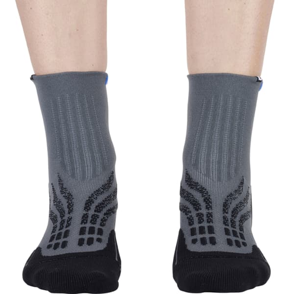 Chaussette running MONNET TRAIL RUN ULTRA GREY BLACK GRIS NOIR